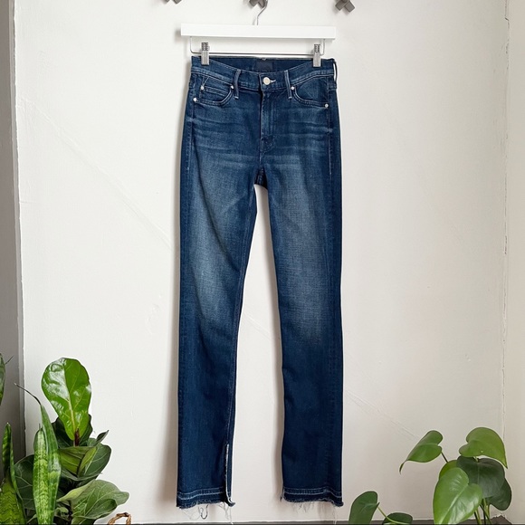 MOTHER Denim - Mother The Rascal Slit Undone Hem in The Royal Treatment